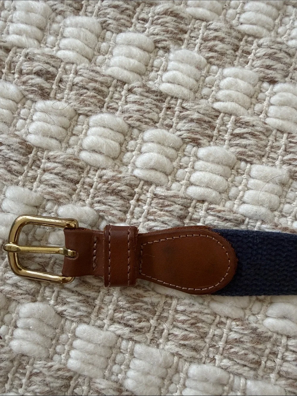Boys J Bailey Buddy Belt - Navy - Small
